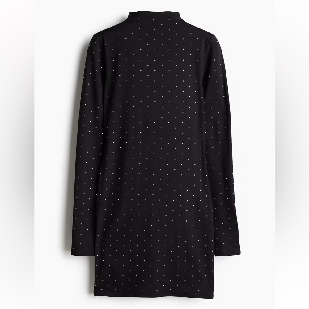 ‼️SALE‼️H&M rhinestone embellished Long Sleeve Dress (m)